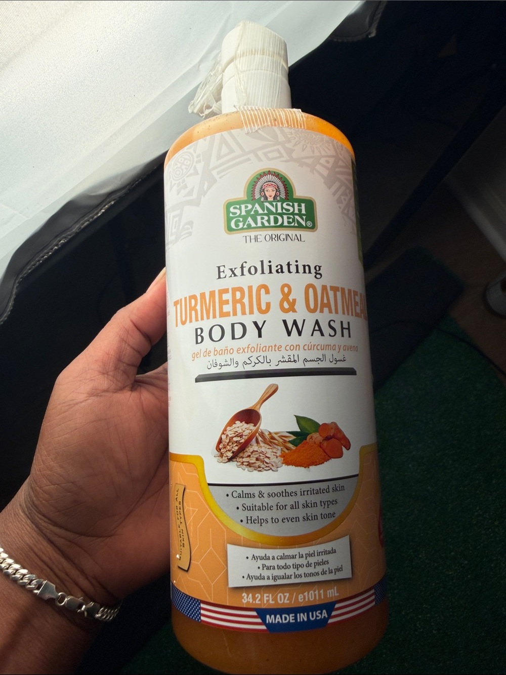 Exfoliating Turmeric & Oatmeal Body Wash — Orange